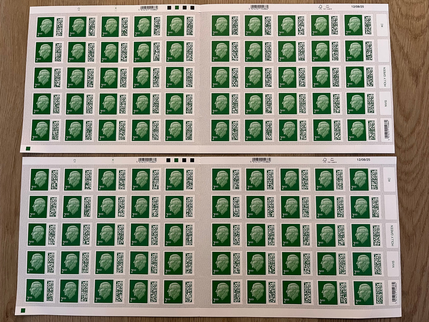 100 2nd Class Barcoded Stamps • Self Adhesive