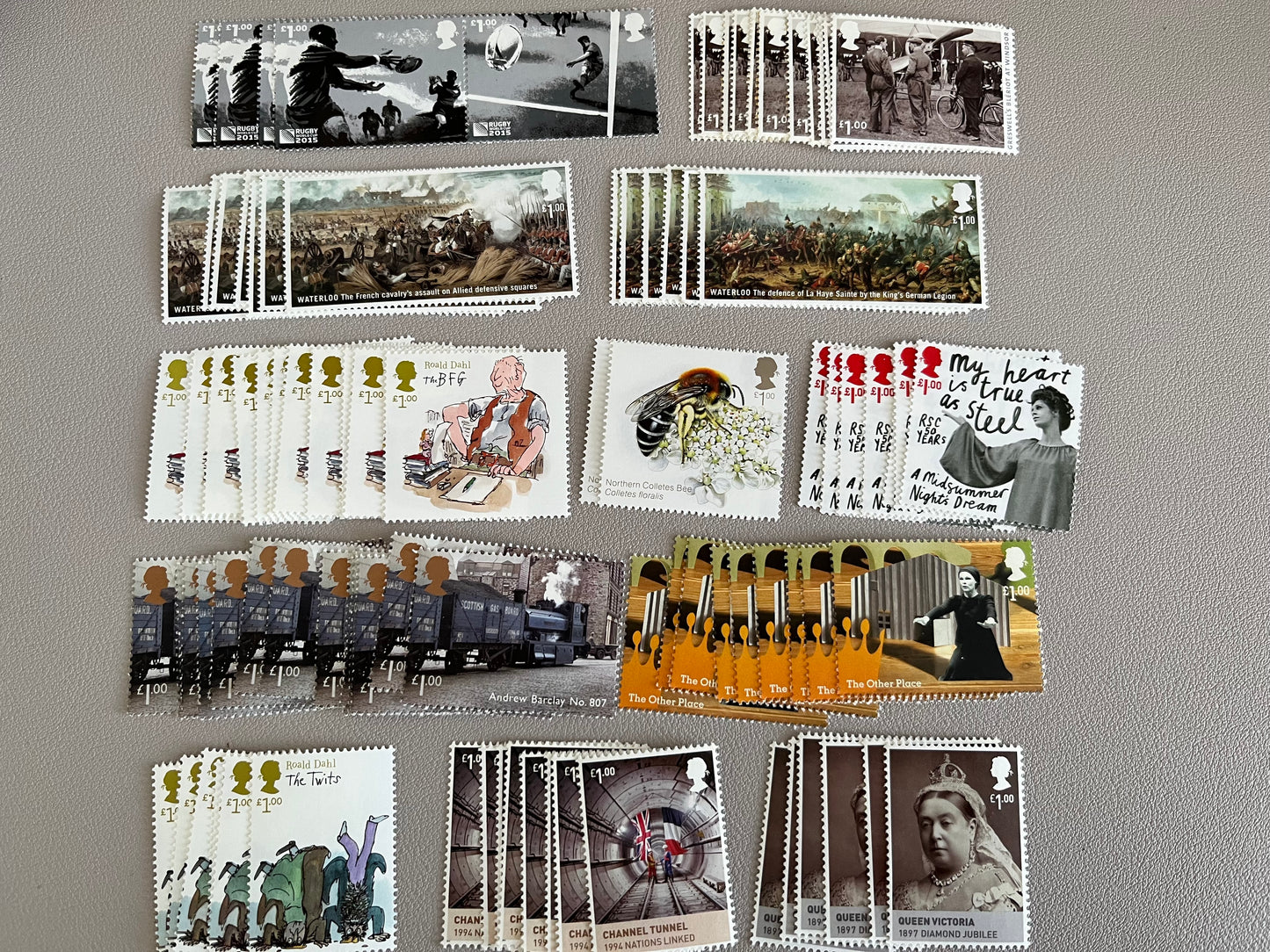 100 x £1 Stamps for Postage