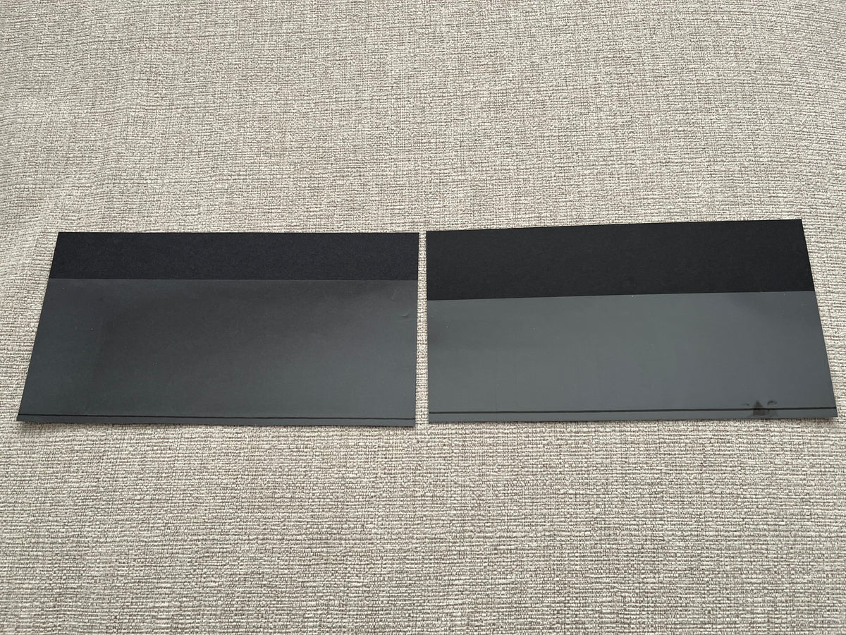 200 Used Black Stock Cards Single Strip