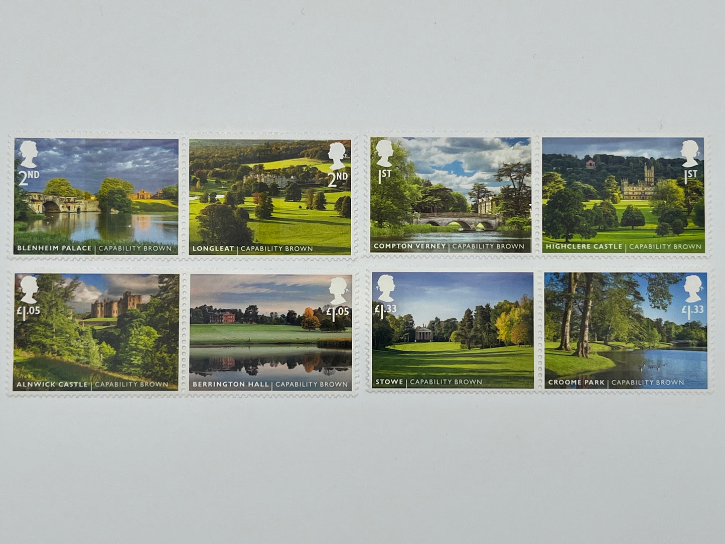 Landscape Gardens • Set of 8 Stamps