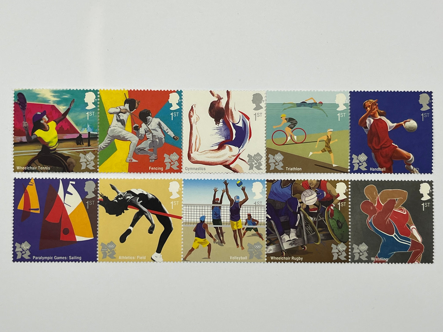 10 1st Class Stamps • Olympic / Paralympic Sports