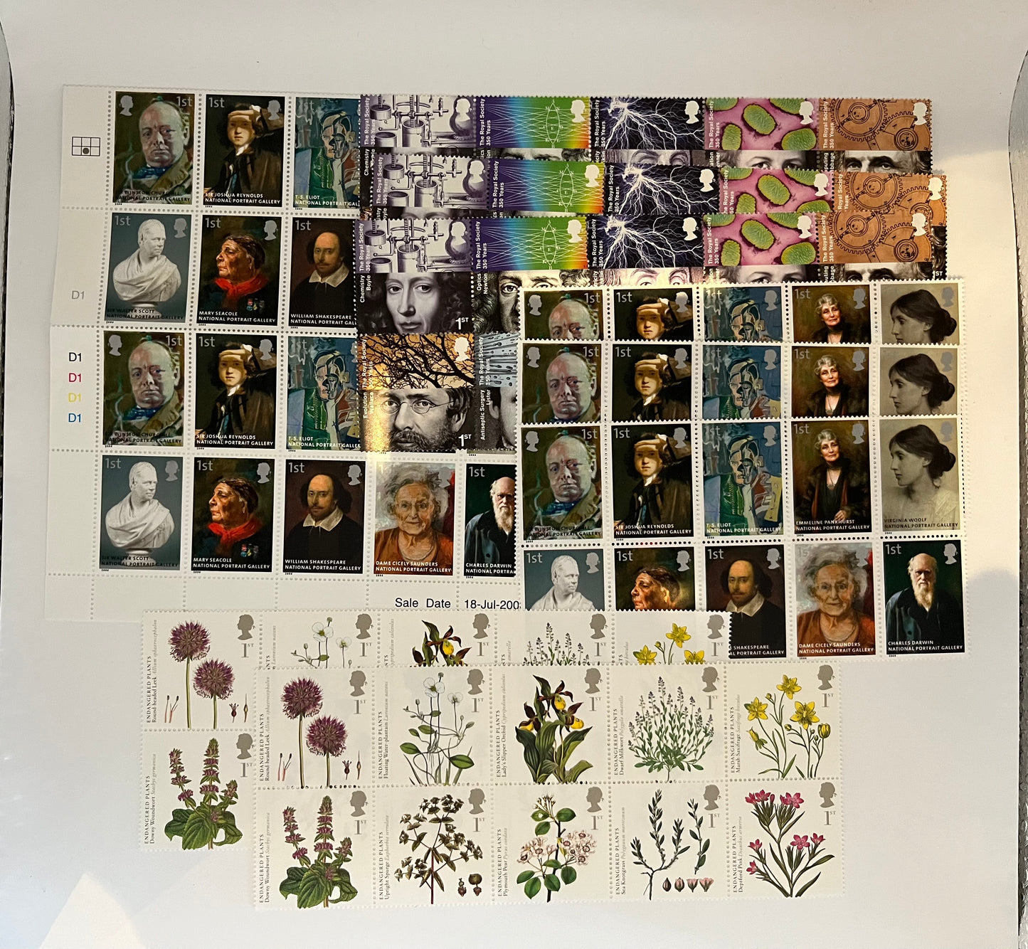500 1st Class Postage Stamps