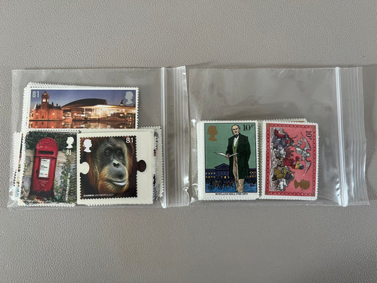 100 x 2-stamp 91p for 2nd Class Postage