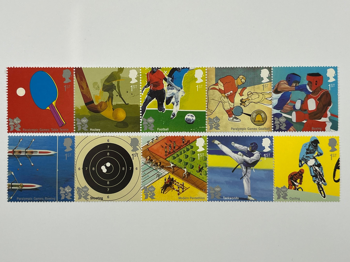 10 1st Class Stamps • Olympic / Paralympic Sports