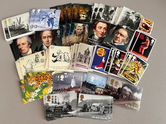 100x97p for 2nd Class Postage