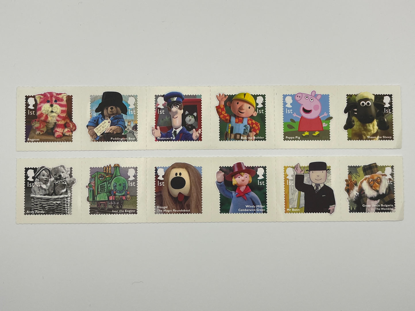 12 1st Class Self Adhesive Stamps • Classic Children’s TV