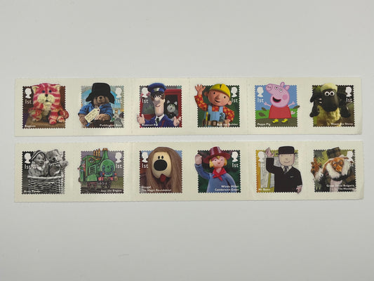 12 1st Class Self Adhesive Stamps • Classic Children’s TV
