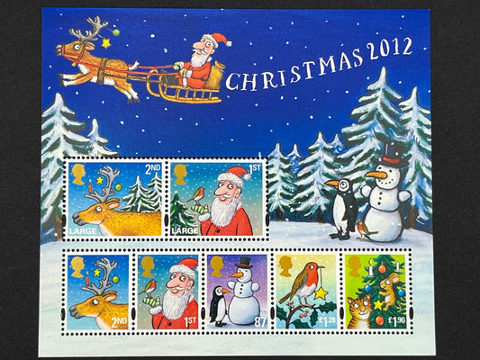 GB 2012 Christmas Miniature Sheet MNH