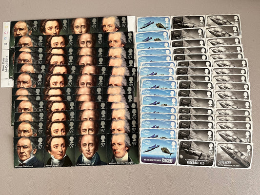 100x97p for 2nd Class Postage