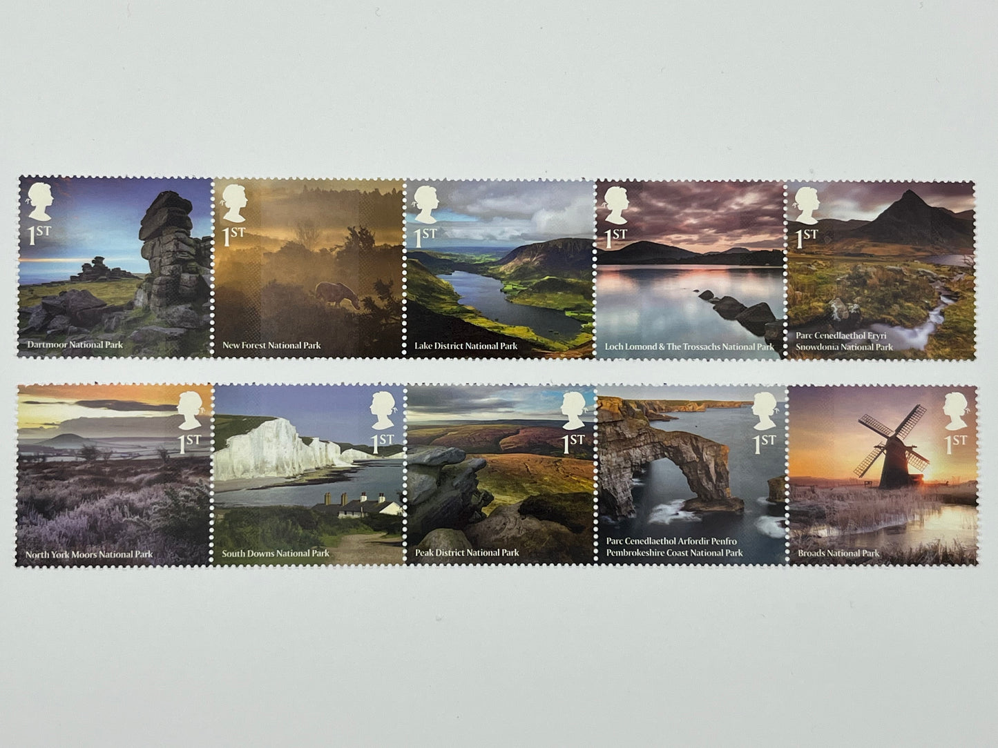10 1st Class Stamps • National Parks MNH