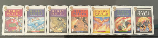 GB Harry Potter Stamp Set MNH Book Covers • 7 1st Class Stamps
