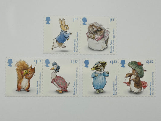 Beatrix Potter • Set of 6 Stamps