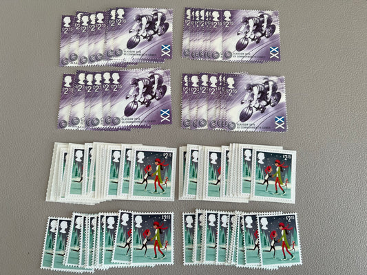 100 x £2.15 High Value Stamps MNH 40% off