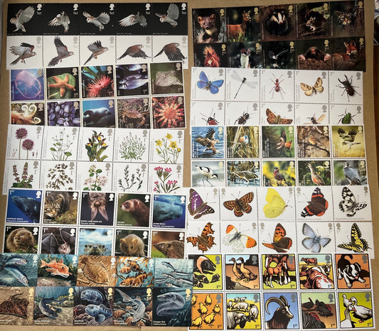 100 1st Class Stamps For Postage • Animals & Nature •