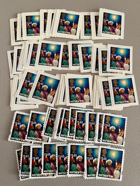 100 x £1.65 Stamps • 40% Off FV £165 • Can use for 2nd Class Large
