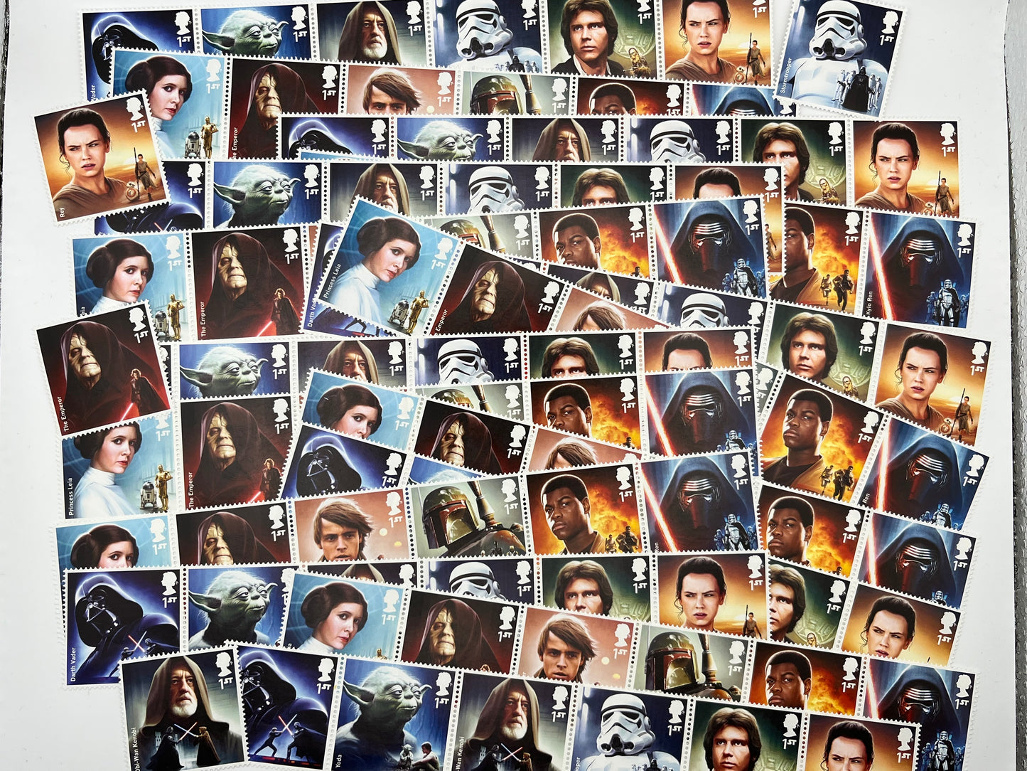 100 Star Wars 1st Class Stamps