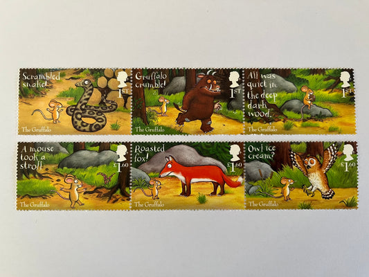 The Gruffalo - Set of Six Stamps MNH