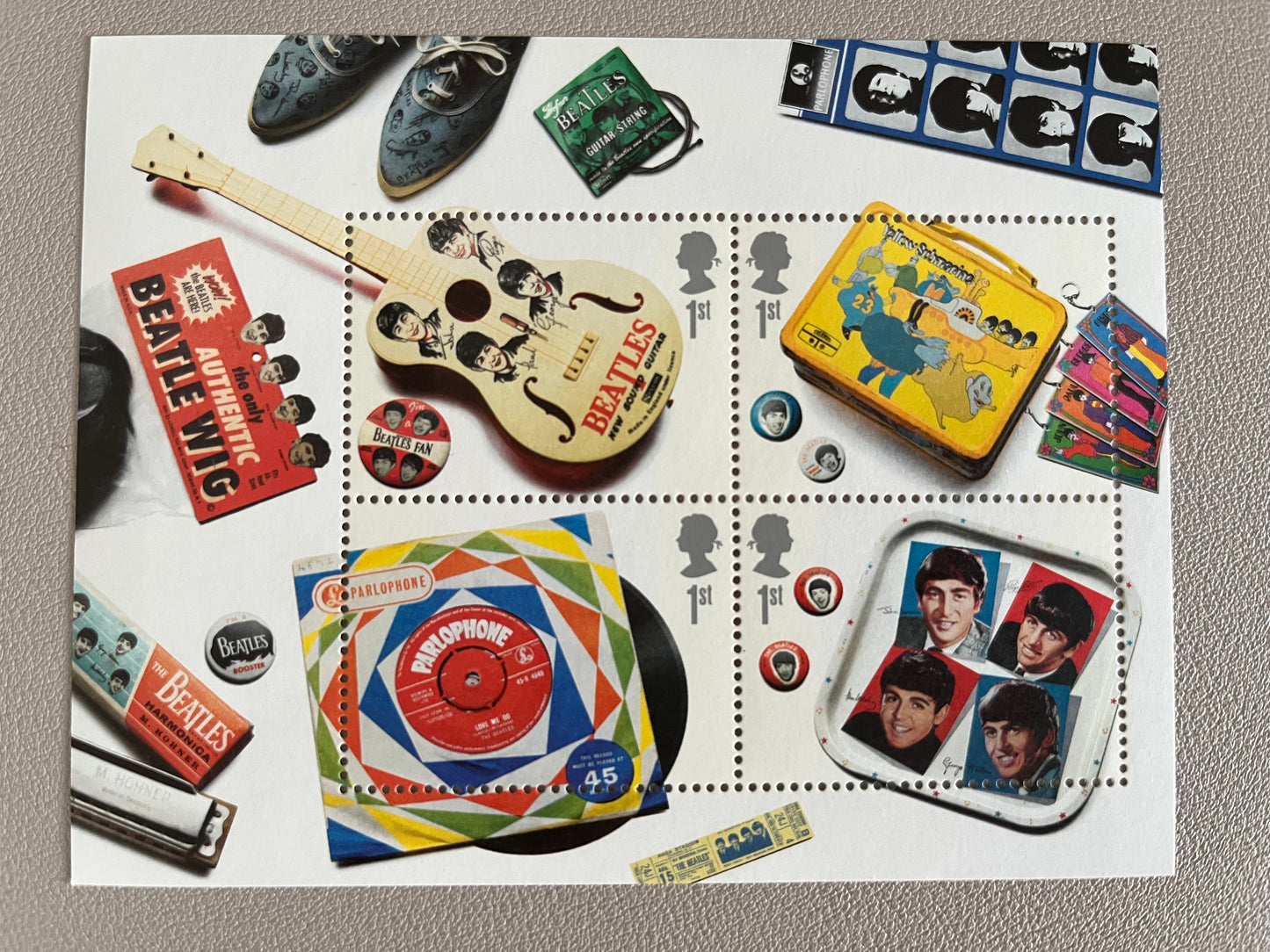 4 1st Class Stamps - The Beatles