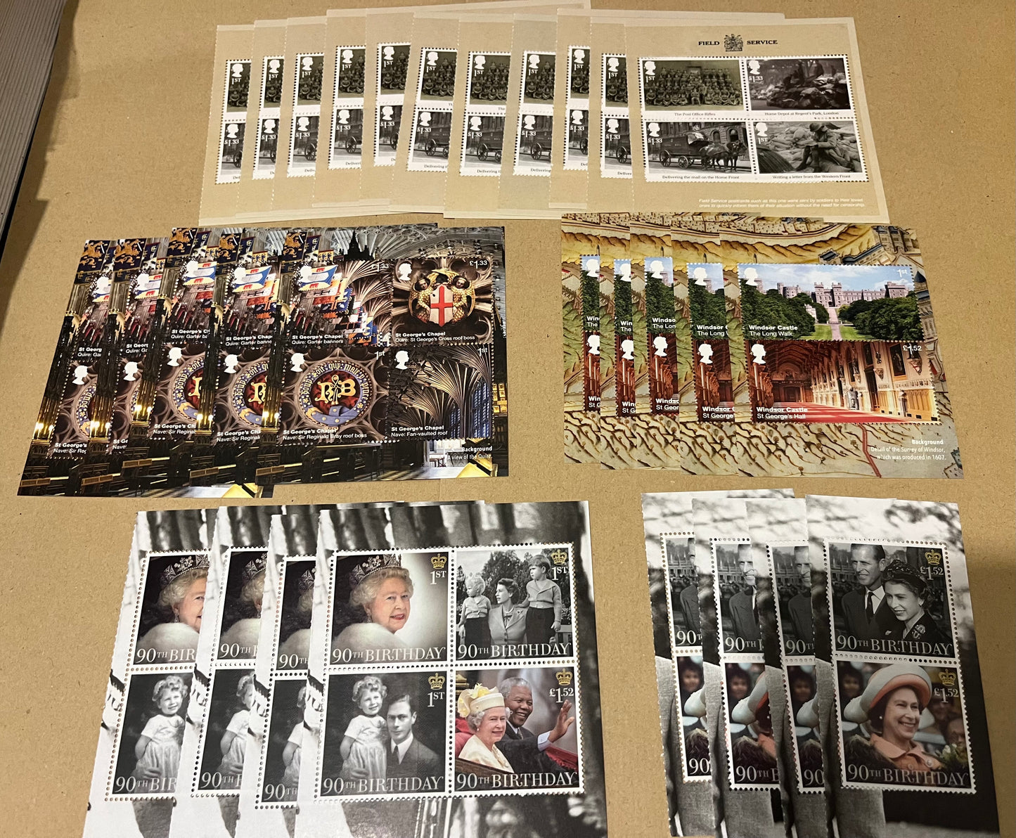 FV £742+ Stamps • Ex Booklet Panes • Collection Or Postage • 1st Class