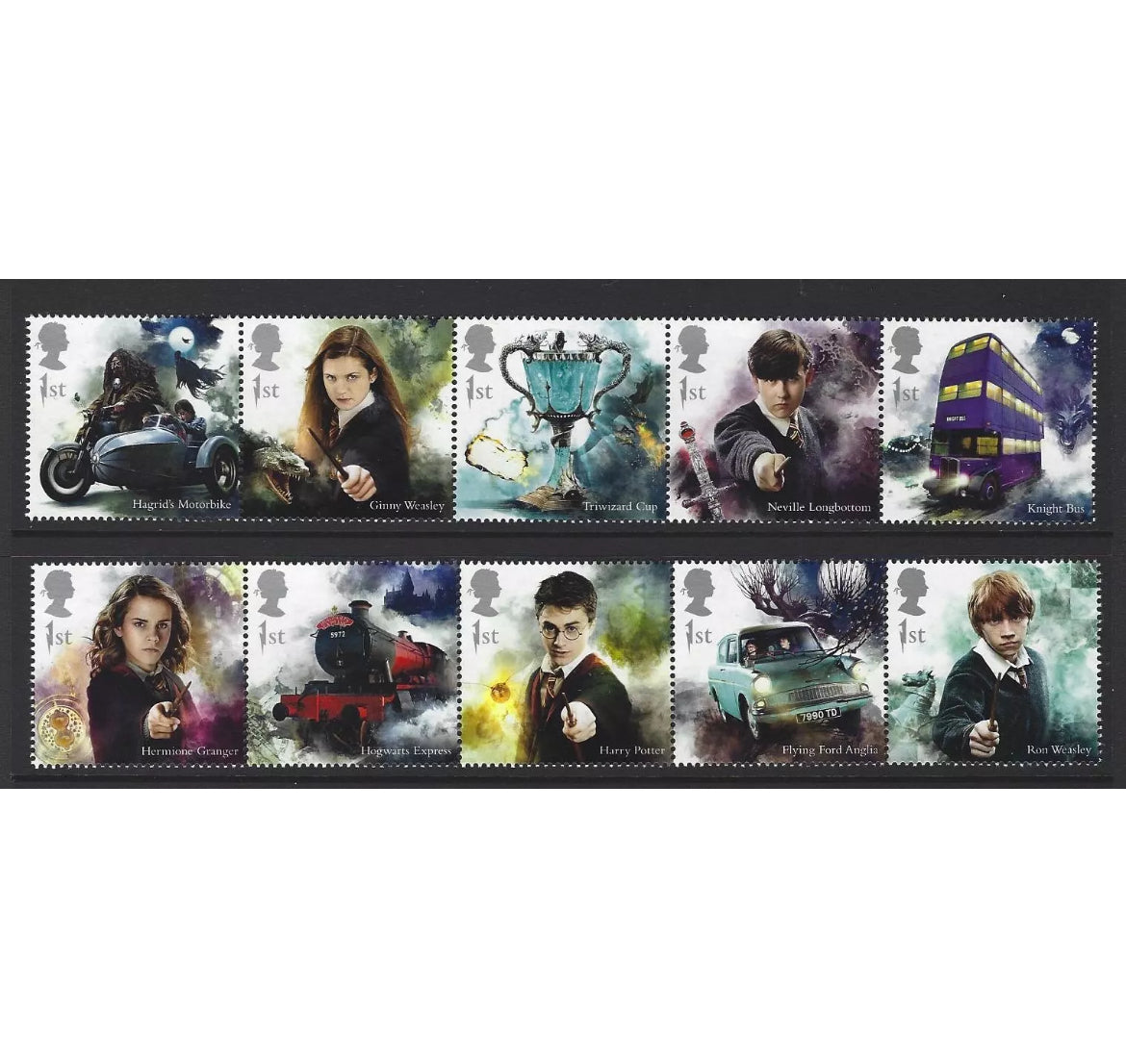 10 1st Class Stamps • Harry Potter
