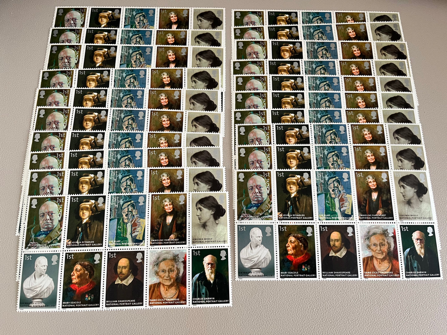 1000 1st Class Stamps for Postage MNH