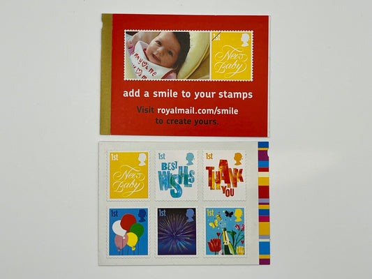 Booklet of 6 1st Class Smilers Stamps